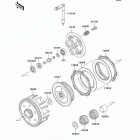 KX100 (KX100-C3) Сцепление