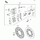 KX250 (KX250-L2) Передний тормоз