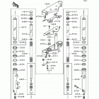 Vulcan 800 (VN800-A2) Передняя вилка