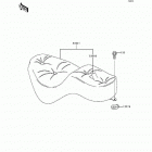 Vulcan 800 (VN800-A2) Сидение