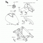 Vulcan 800 (VN800-A2) Наклейки предупреждения