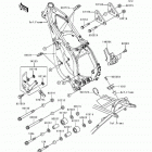 KX250 (KX250-L1) Рама ,крепежные детали