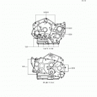 Vulcan 800 (VN800-A2) Болты крепления картера