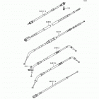 Vulcan 800 (VN800-A2) Тросы управления