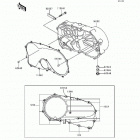 Vulcan 800 (VN800-A2) Крышки двигателя правые