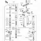 KX250 (KX250-L1) Передняя вилка
