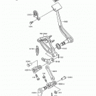 Vulcan 1500 (VN1500-A10) Педаль тормоза