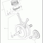 FLTRKSE 1TJH CVO ROAD GLIDE LIMITED (2022) PISTONS AND FLYWHEEL ASSEMBLY - MILWAUKEE-EIGHT 11...
