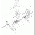 RA1250S 1ZES PAN AMERICA 1250 SPECIAL (2025) FOOT CONTROL, RIGHT