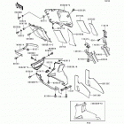 Ninja ZX-6 (ZX600-E6) Cowling lowers(zx600-e6)