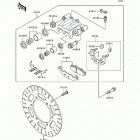 Ninja 500 (EX500-D3) Передний тормоз