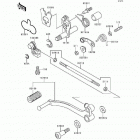 Ninja 500 (EX500-D3) Механизм переключения передач