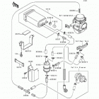 Ninja 500 (EX500-D3) Испарительная система топлива