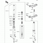 Concours (ZG1000-A10) Front fork(zg1000-a10-a13)