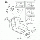 Ninja 500 (EX500-D3) Обтекатель нижний