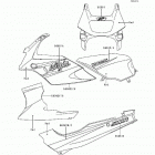 Ninja 500 (EX500-D5) Decals(red)(ex500-d5)