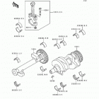 Ninja 500 (EX500-D3) Коленвал