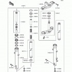 Ninja 500 (EX500-D3) Передняя вилка
