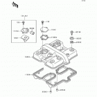 Ninja 500 (EX500-D3) Крышка головки цилиндров