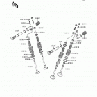 Ninja 500 (EX500-D3) Клапана