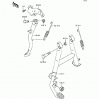 Ninja 500 (EX500-D3) Подножка