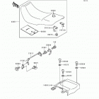 Ninja 500 (EX500-D3) Сидение