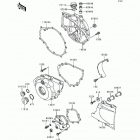 Ninja 500 (EX500-D3) Крышки двигателя