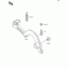 KX500 (KX500-E9) Педаль тормоза