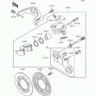 KX500 (KX500-E9) Задний тормоз