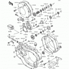 KX125 (KX125-K4) Крышки двигателя