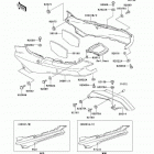 GPZ 1100 (ZX1100-E2) Side covers / chain cover(zx1100-e2 / e3)