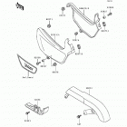 Vulcan 500 (EN500-A7) Side covers / chain cover(en500-a7)