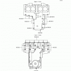 Eliminator 600 (ZL600-B2) Болты крепления картера