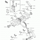 Eliminator 600 (ZL600-B2) Коленвал