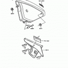 KE100 (KE100-B15) Side covers / chain cover(ke100-b15)