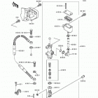 KX250 (KX250-K2) Задний торм цилиндр