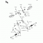 KLR250 (KL250-D11) Подножки