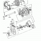 KE100 (KE100-B13) Задняя ступица колеса