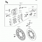 KX500 (KX500-E8) Front brake(kx500-e6 / e7 / e8)