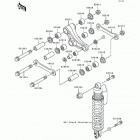 KX100 (KX100-B5) Задняя подвеска