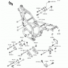 KLX650R (KLX650-A3) Рама ,крепежные детали