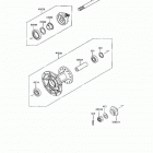 KLR650 (KL650-A8) Переднее колесо