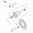KX100 (KX100-B5) Переднее колесо
