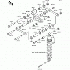 KX500 (KX500-E4) Задняя подвеска