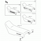 KX500 (KX500-E4) Сидение