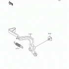 KX100 (KX100-B5) Педаль тормоза