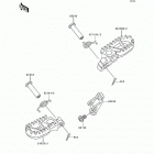 KX500 (KX500-E4) Подножки