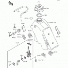 KLX650R (KLX650-A3) Топливный бак