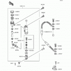 KX500 (KX500-E4) Задний торм цилиндр
