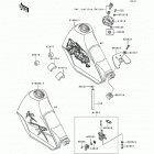 KLR250 (KL250-D11) Fuel tank(kl250-d11 / d12 / d13 / d14)